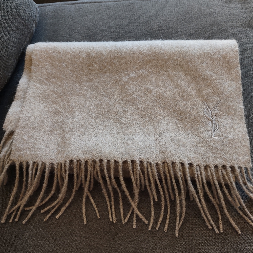 Yves Saint Laurent Wool Scarf
